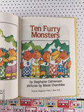 Vintage 1984 Ten Furry Monsters Parents Magazine Press Hardcover