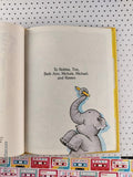 Vintage 1984 Elephant Goes to School Parents Magazine Press Hardcover