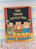 Vintage 1989 The Three Little Pigs by James Marshall Children's Choice Hardcover