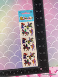 Vintage Sandylion Mylar SHINY Iridescent Renaissance Stickers 1 Sheet New & Sealed