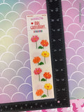 Vintage Mrs. Grossman's African Daisy Flowers Set/3 Sheets, NEW & Sealed