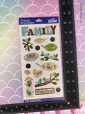 Sticko Themed Family Tree Stickers, 1 Sheet New & Sealed