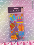 Stickopotamus SHINY Fun Party and Balloons Stickers, 1 Sheet New & Sealed