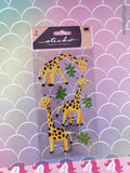Stickopotamus Giraffe Stickers, 1 Sheet New & Sealed
