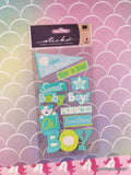 Stickopotamus Baby Boy Stickers, 1 Sheet New & Sealed
