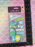 Stickopotamus Baby Boy Stickers, 1 Sheet New & Sealed