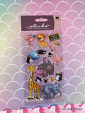 Stickopotamus Zoo Pass Animals Stickers, 1 Sheet New & Sealed
