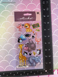 Stickopotamus Zoo Pass Animals Stickers, 1 Sheet New & Sealed