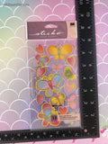 Stickopotamus Vellum Butterflies Stickers, 1 Sheet New & Sealed