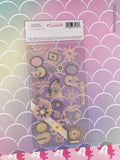 Vintage Sticko Glamour Girl Binder Sticker Sheet, New & Sealed