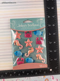 Jolee's Boutique Sea Creatures Cabochons 3-Dimensional Sticker Pack, New/Sealed
