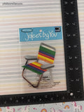 Jolee's by You Rainbow Beach Chair 3-Dimensional Sticker Pack, New/Sealed