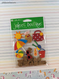 Jolee's Boutique Fun at the Beach 3-Dimensional Sticker Pack, New/Sealed