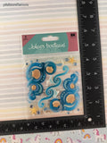 Jolee's Boutique GLITTERY Sea Flourishes 3-Dimensional Sticker Pack, New/Sealed