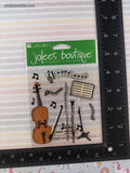 Jolee's Boutique Musical Trio 3-Dimensional Sticker Pack, New/Sealed
