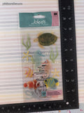 Jolee's Boutique GLITTERY Sea Horses 3-Dimensional Sticker Pack, New/Sealed