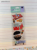 A Touch of Jolee's Boutique Cookout 3-Dimensional Sticker Pack, New/Sealed