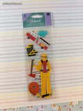 A Touch of Jolee's Boutique Firefighter 3-Dimensional Sticker Pack, New/Sealed