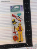 A Touch of Jolee's Boutique Firefighter 3-Dimensional Sticker Pack, New/Sealed