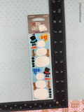 Vintage Mrs. Grossman's Build a Snowman SEALED Pack/3 Full Sticker Sheets