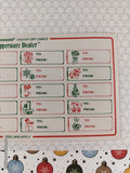 Vintage Tupperware Holiday Gift Labels Single Full Sheet, Clean & Unused
