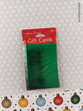 Vintage American Greetings Green Merry Christmas Folded Gift Tags, New & Sealed