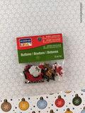 ArtMinds Holiday Collection Notions Decorative Buttons "Santa's Sleigh" NEW & SEALED