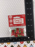 Favorite Findings Holiday Collection Notions Decorative Buttons "Christmas Owl" NEW & SEALED