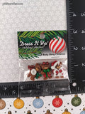 Dress It Up Holiday Collection Notions Decorative Buttons "Beary Merry Christmas" NEW & SEALED