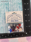 Favorite Findings Notions Decorative Buttons "Star Gems" NEW & SEALED