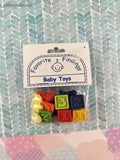 Favorite Findings Notions Decorative Buttons "Baby Toys" NEW & SEALED