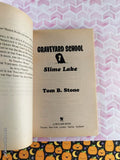 Vintage 1995 1st Printing Graveyard School: Slime Lake, by Tom B. Stone Softcover