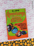 Vintage 1995 Goosebumps Official Collector's Caps Softcover, Like New *Book Only*