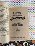 Vintage 1997 1st Printing Toy Terror: Batteries Included #20 Give Yourself Goosebumps Softcover