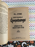 Vintage 1997 1st Printing Attack of the Beastly Baby-Sitter #18 Give Yourself Goosebumps Softcover