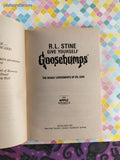 Vintage 1996 1st Printing The Deadly Experiments of Dr. Eeek #4 Give Yourself Goosebumps Softcover