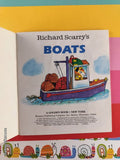 Vintage 1993 Richard Scarry's Boats Golden Miniature Softcover