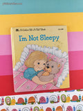 Vintage 1985 I'm Not Sleepy Golden Tell-a-Tale Miniature Hardcover