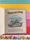 Vintage 1991 Look for Boats Golden Tell-a-Tale Miniature Hardcover