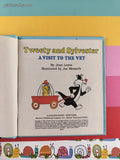 Vintage 1991 Tweety and Sylvester: A Visit to the Vet Golden Tell-a-Tale Miniature Hardcover