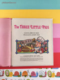 Vintage 1986 The Three Little Pigs Golden Tell-a-Tale Miniature Hardcover