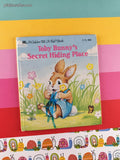 Vintage 1988 Toby Bunny's Secret Hiding Place Golden Tell-a-Tale Miniature Hardcover