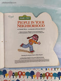 Vintage 1983 1st Printing Sesame Street People in Your Neighborhood Golden Super Shape Softcover