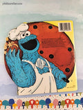 Vintage 1979 1st Printing Sesame Street Cookie Monster's Book of Cookie Shapes Golden Super Shape Softcover