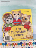 Vintage 1987 The Three Little Kittens Golden Super Shape Softcover