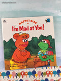 Vintage 1992 Jim Henson Muppet Kids in I'm Mad at You! Golden Look-Look Softcover, Like New