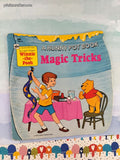 Vintage 1981 Winnie-the-Pooh Hunny Pot Book: Magic Tricks Golden Shape Softcover