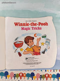 Vintage 1981 Winnie-the-Pooh Hunny Pot Book: Magic Tricks Golden Shape Softcover