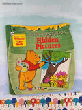 Vintage 1981 Winnie-the-Pooh Hunny Pot Book: Hidden Pictures Golden Shape Softcover