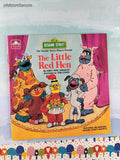 Vintage 1983 Sesame Street Players Present The Little Red Hen Golden Softcover